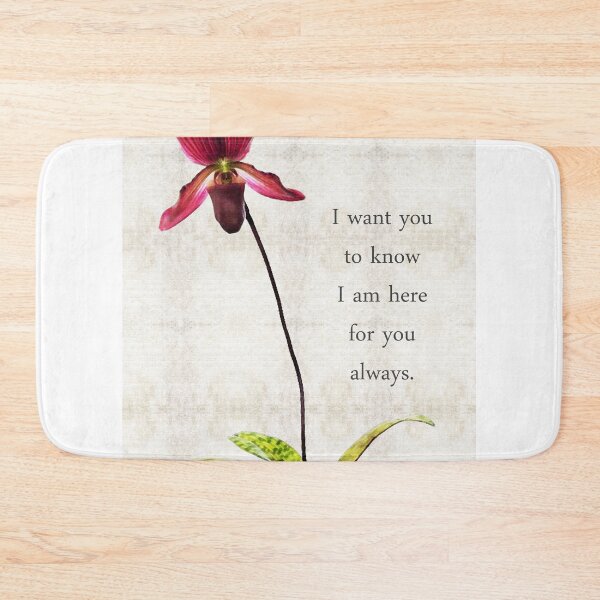 Item preview, I Am Here For You Orchid Flower Art designed and sold by Sharon Cummings Art.