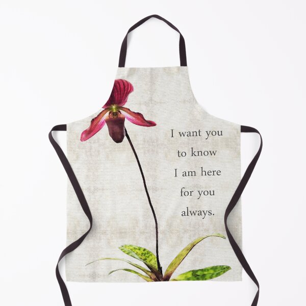 Item preview, I Am Here For You Orchid Flower Art designed and sold by Sharon Cummings Art.