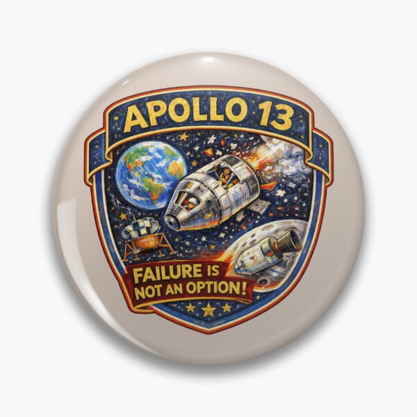 Item preview,  Apollo 13 -  Courage in Orbit Logo designed and sold by Nature's Palette.