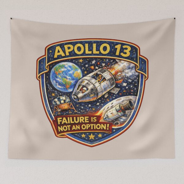 Item preview,  Apollo 13 -  Courage in Orbit Logo designed and sold by Nature's Palette.