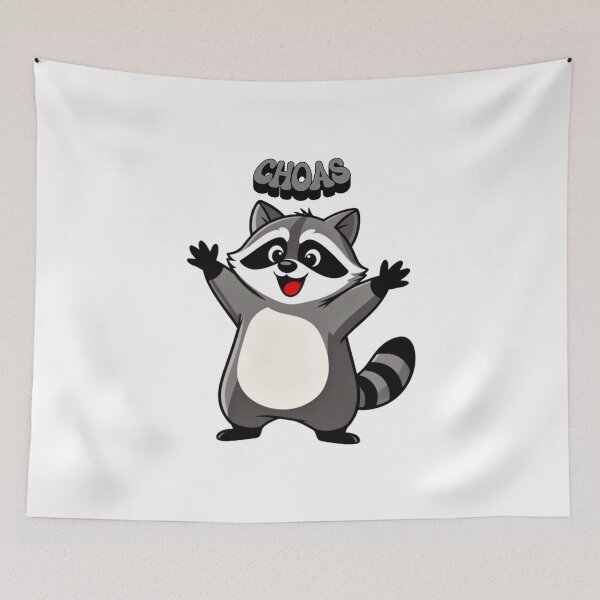 Item preview, Funny Raccoon Choas designed and sold by CeliaZnx.