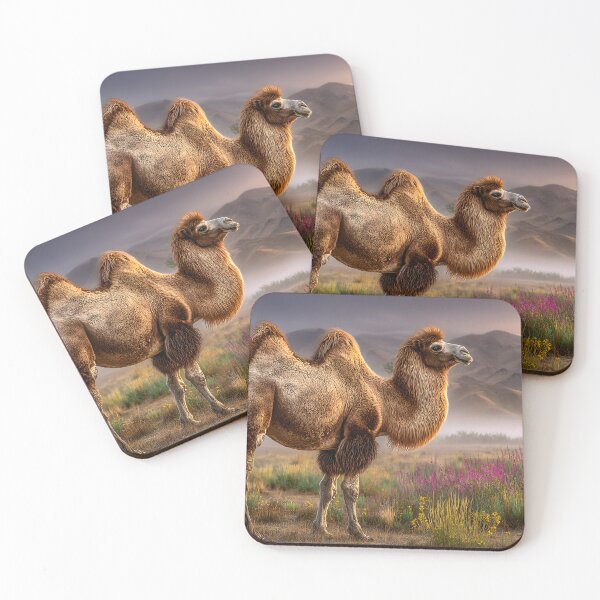 Item preview, Majestic Bactrian Camel in Serene Landscape Scene designed and sold by Artessie.