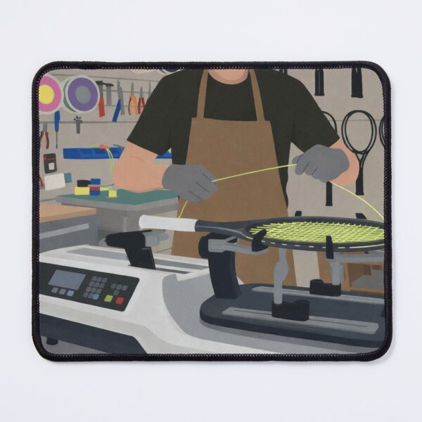 Item preview, Racquet Stringer – Professional Tennis Stringing Illustration designed and sold by waldex44.