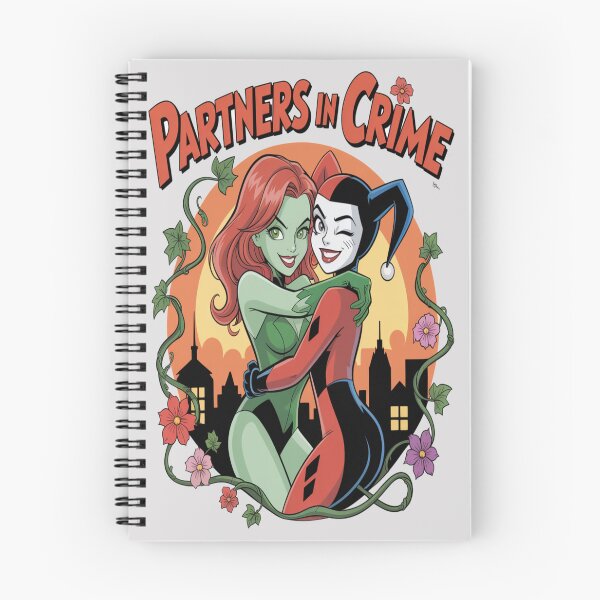 Item preview, Partners in Crime Poison Ivy & Harley Quinn – Gotham's Chaotic Embrace   designed and sold by Midnight Veil Designs.