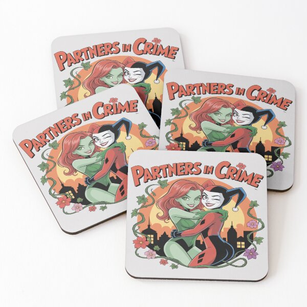 Item preview, Partners in Crime Poison Ivy & Harley Quinn – Gotham's Chaotic Embrace   designed and sold by Midnight Veil Designs.
