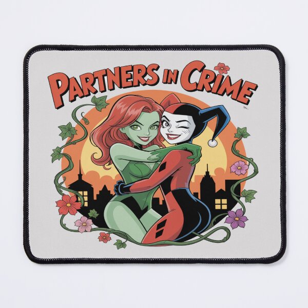 Item preview, Partners in Crime Poison Ivy & Harley Quinn – Gotham's Chaotic Embrace   designed and sold by Midnight Veil Designs.
