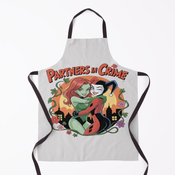 Item preview, Partners in Crime Poison Ivy & Harley Quinn – Gotham's Chaotic Embrace designed and sold by Midnight Veil Designs.