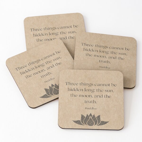 Item preview, Buddha quote with lotus designed and sold by WookyPrayer.
