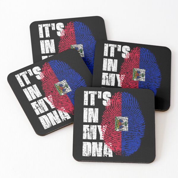 Item preview, IT'S IN MY DNA Haiti Flag Haitian Roots designed and sold by CosmoKitsch.