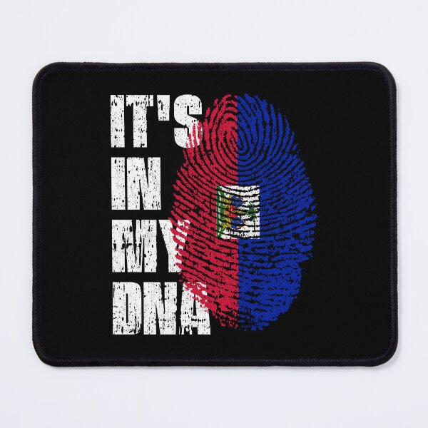 Item preview, IT'S IN MY DNA Haiti Flag Haitian Roots designed and sold by CosmoKitsch.