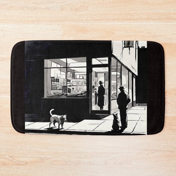 Item preview, City Pause: Dogs at the Corner Store #6 designed and sold by Helios Be. Lavsh.