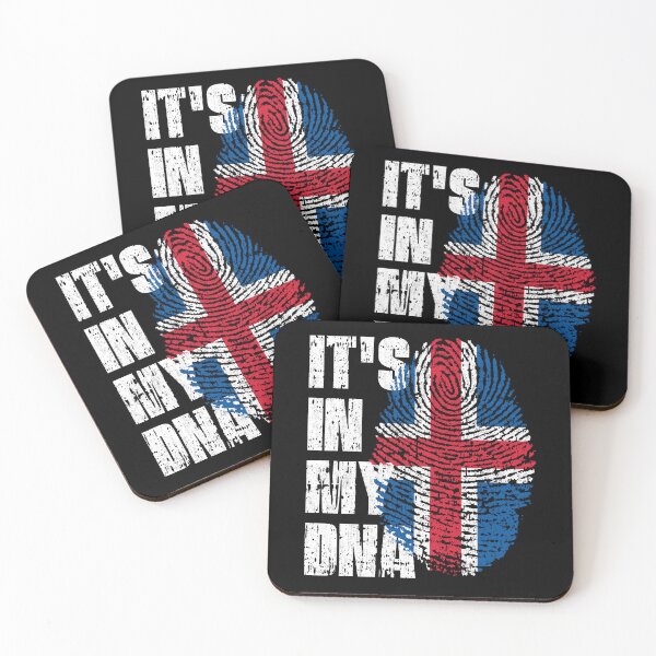 Item preview, IT'S IN MY DNA Iceland Flag Roots designed and sold by CosmoKitsch.