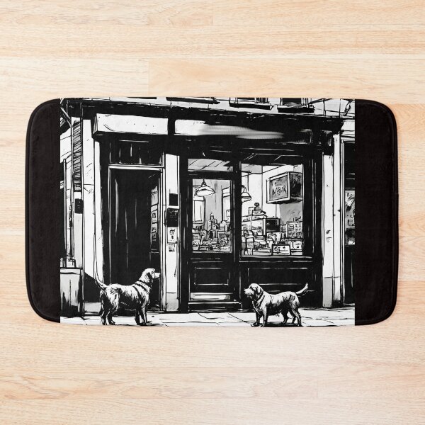 Item preview, City Pause: Dogs at the Corner Store #7 designed and sold by Helios Be. Lavsh.