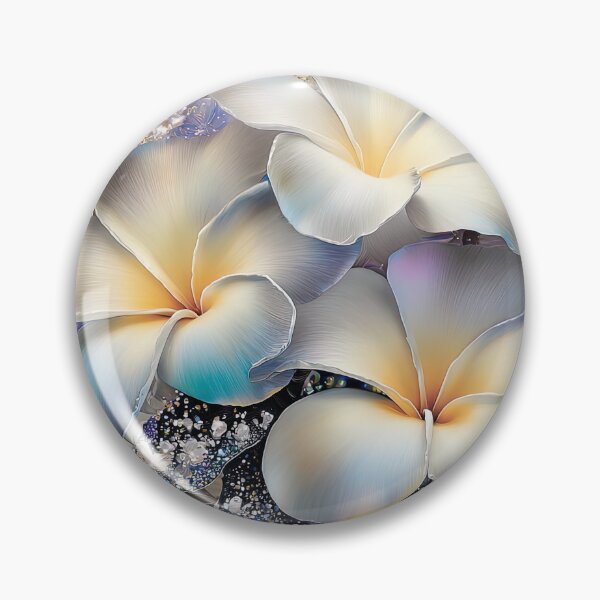 Item preview, Starlight Plumeria of the Azure Mist designed and sold by bloorose.