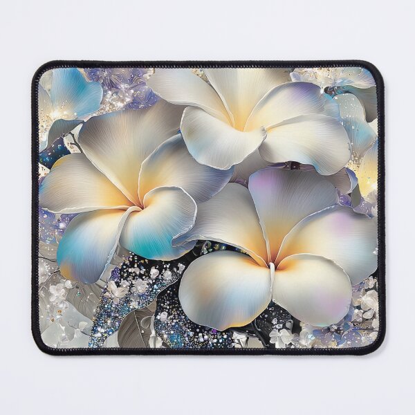 Item preview, Starlight Plumeria of the Azure Mist designed and sold by bloorose.