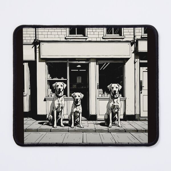 Item preview, City Pause: Dogs at the Corner Store #9 designed and sold by Helios Be. Lavsh.