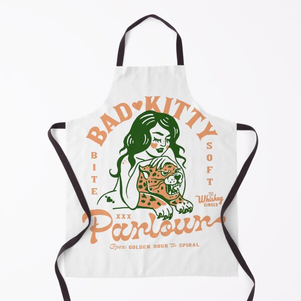 Item preview, Dive Bar Big Cat Retro Art Gifts. Bad Kitty Pinup Jaguar Shirt designed and sold by The Whiskey Ginger Design Shop.