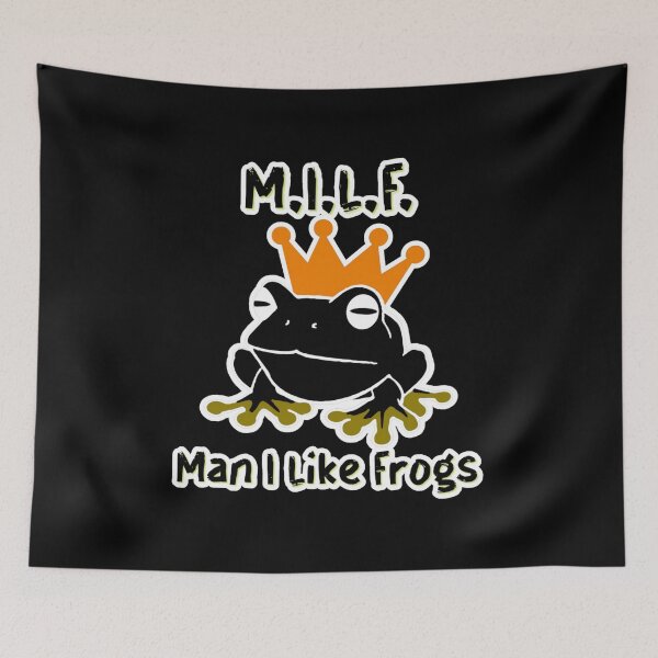 Item preview, Crindle Gloamdot - Man I Like Frogs designed and sold by Newdlebobs.