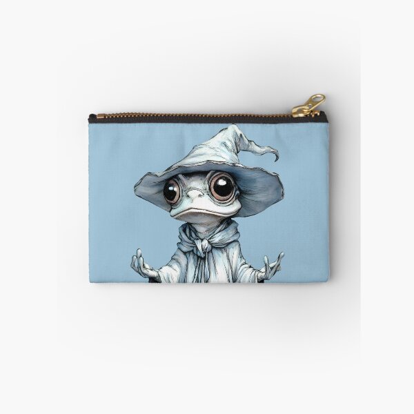 Item preview, Frog №92 Whimsical Frog Wizard in Mystical Blue Robe designed and sold by SyberGen.