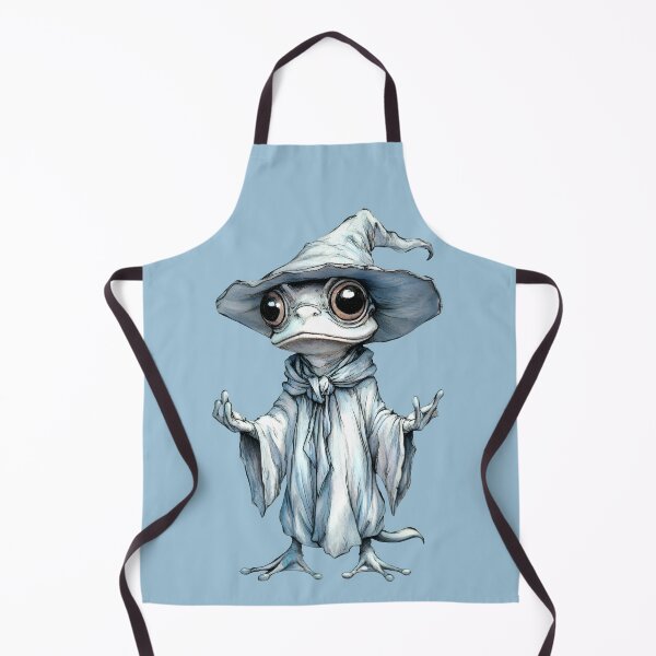Item preview, Frog №92 Whimsical Frog Wizard in Mystical Blue Robe designed and sold by SyberGen.
