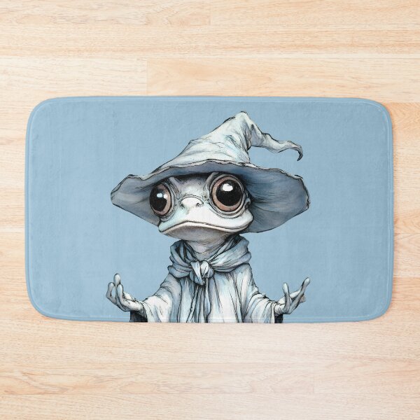 Item preview, Frog №92 Whimsical Frog Wizard in Mystical Blue Robe designed and sold by SyberGen.