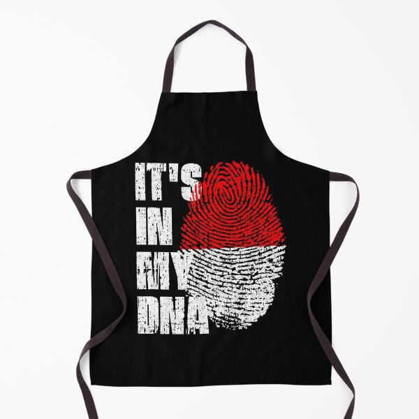 Item preview, IT'S IN MY DNA Indonesia Flag Roots designed and sold by CosmoKitsch.