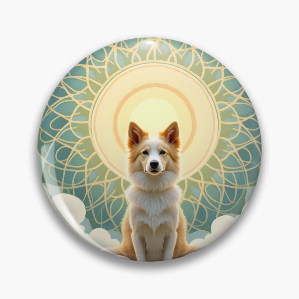 Item preview, Calm Your Mind Align Your Energy - Zen Meditation Dog Art Print Mindfulness Affirmation designed and sold by Vajid Designs .