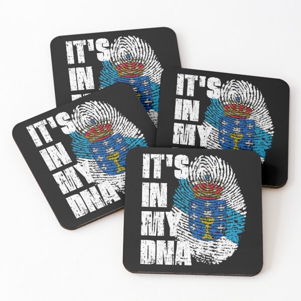 Item preview, IT'S IN MY DNA Galicia Flag Roots designed and sold by CosmoKitsch.
