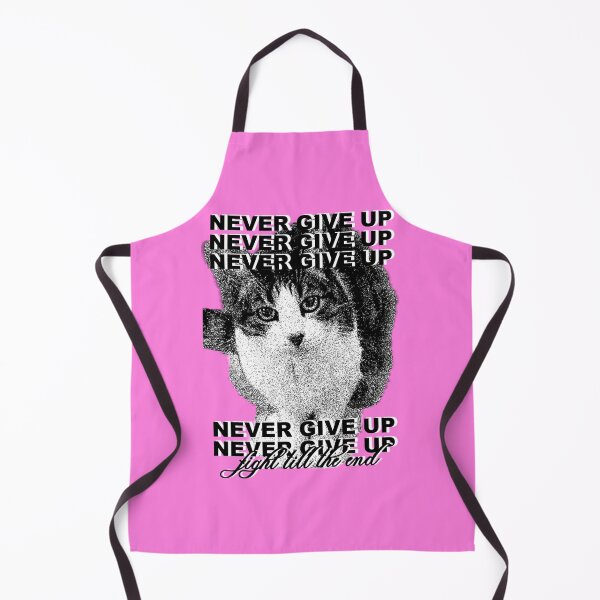 Item preview, Never give up, Fight till the end - Feline Wisdom for Collective Liberation designed and sold by LYUUniverse.