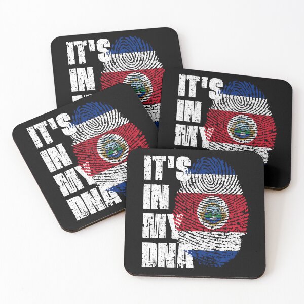 Item preview, IT'S IN MY DNA Costa Rica Flag Roots designed and sold by CosmoKitsch.