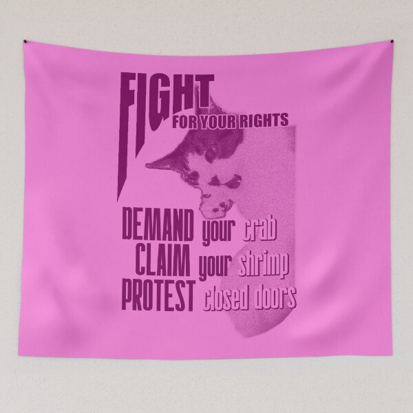 Item preview, Fight for your rights - Feline Wisdom for Collective Liberation  designed and sold by LYUUniverse.