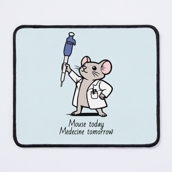 Item preview, Lab mouse - Mice Today, Medecine Tomorrow designed and sold by MicroMarket.