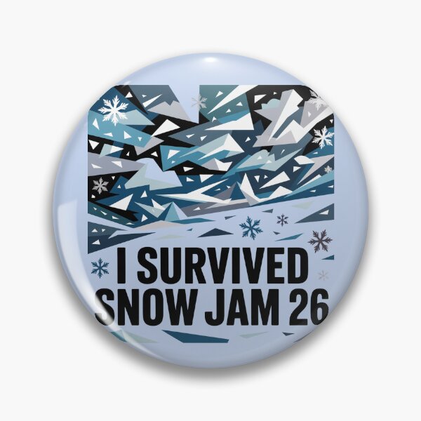 Item preview, Colorful I survived snow jam 26 art designed and sold by Nature's Fancy.