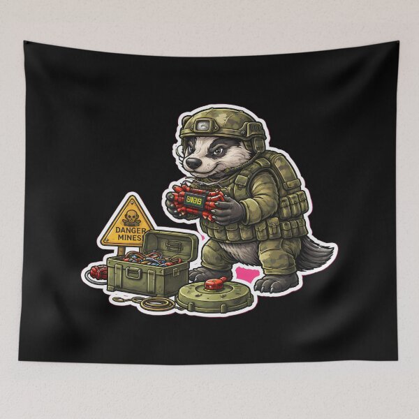 Item preview, Military Badger designed and sold by Tactical Override.