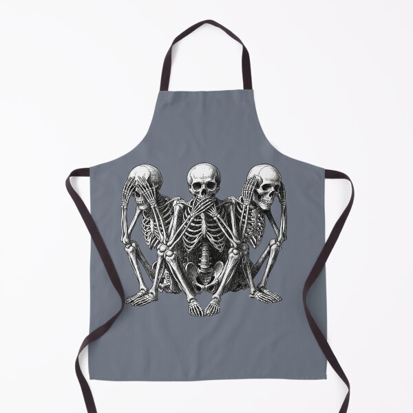Item preview, Three Wise | See No Evil, Speak No Evil, Hear No Evil | Skeletons designed and sold by S-M-P-A.