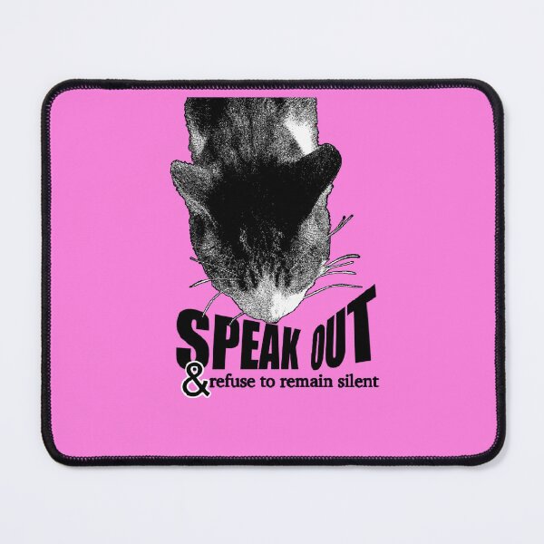 Item preview, Speak out & Refuse to remain silent - Feline Wisdom for Collective Liberation designed and sold by LYUUniverse.