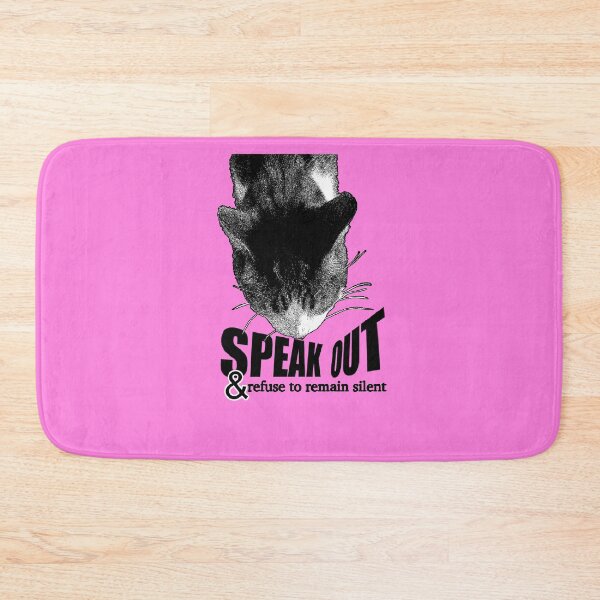 Item preview, Speak out & Refuse to remain silent - Feline Wisdom for Collective Liberation  designed and sold by LYUUniverse.