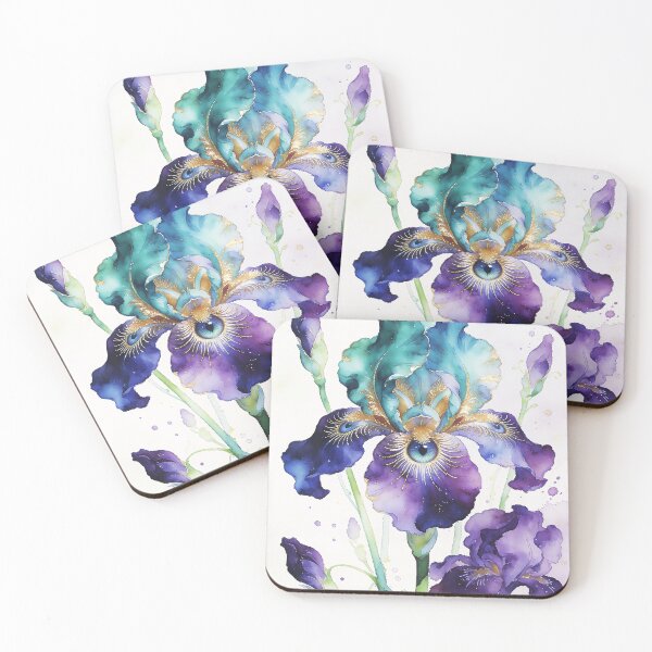 Item preview, Sacred Iris Bloom designed and sold by soulfulpalette.