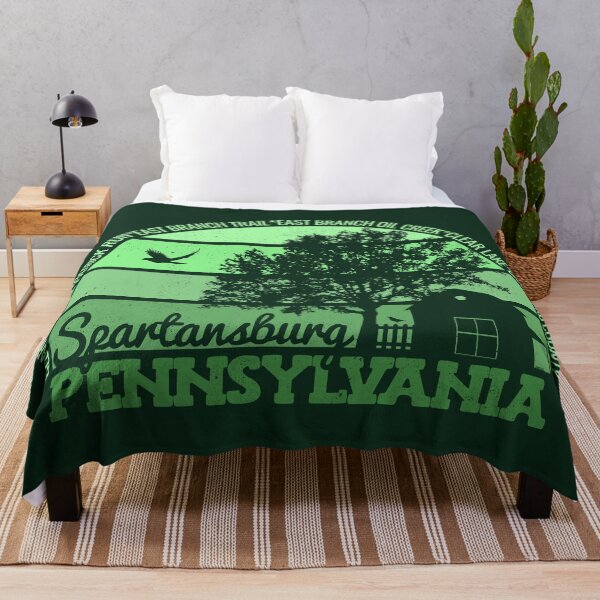 Item preview, Spartansburg Pennsylvania Sunset Retro Vintage Local Pride Logo designed and sold by CRHPOD20.