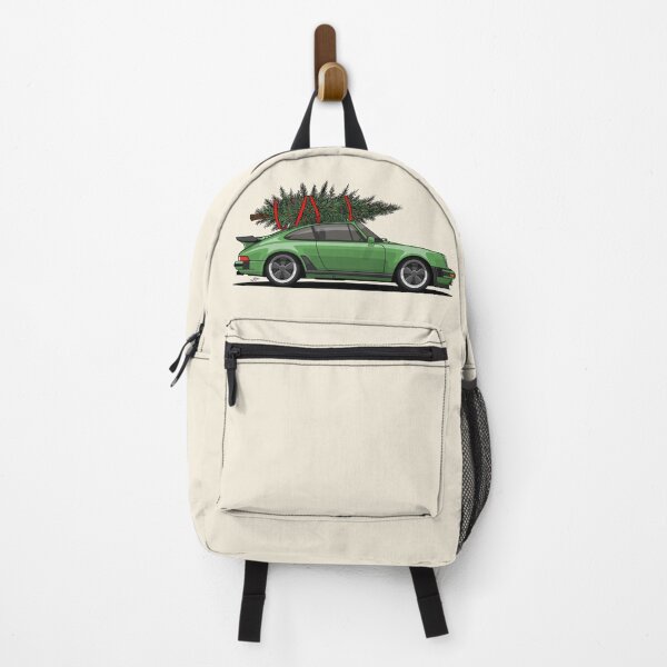 Item preview, Happy Christmas Green 911 turbo Illustration designed and sold by blackdogshop.