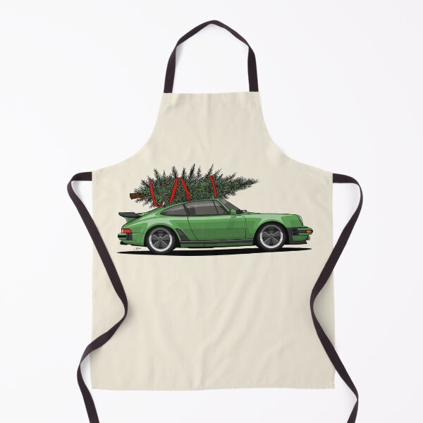 Item preview, Happy Christmas Green 911 turbo Illustration designed and sold by blackdogshop.