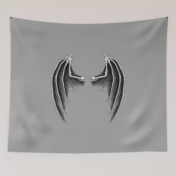 Item preview, BAT wings pair (order BACK side of shirt) designed and sold by S-M-P-A.