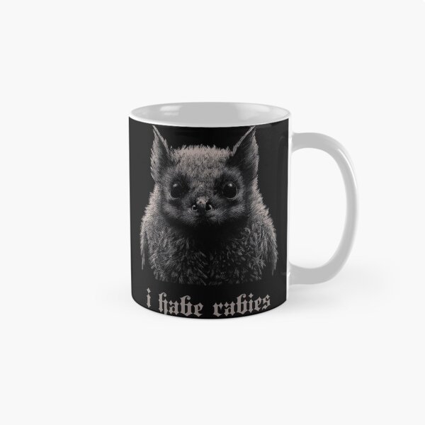 Item preview, I Have Rabies Bat Shirt Grunge Y2k T-shirt Vintage Sweatshirt Unhinged Meme Hoodie Weird Dark Humor designed and sold by LessIsLoud.