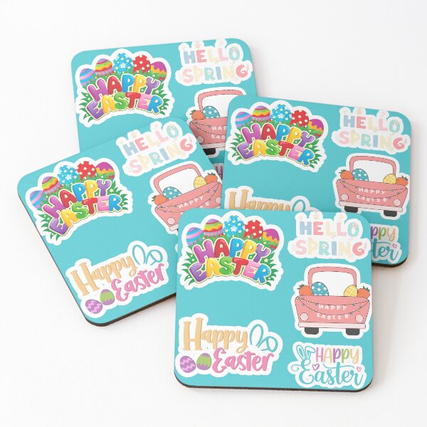 Item preview, Colorful Happy Easter & Spring Sticker designed and sold by nora8820.
