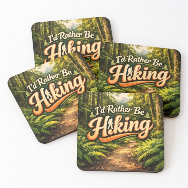 Item preview, I'd Rather Be Hiking designed and sold by SkyeArtDesigns.