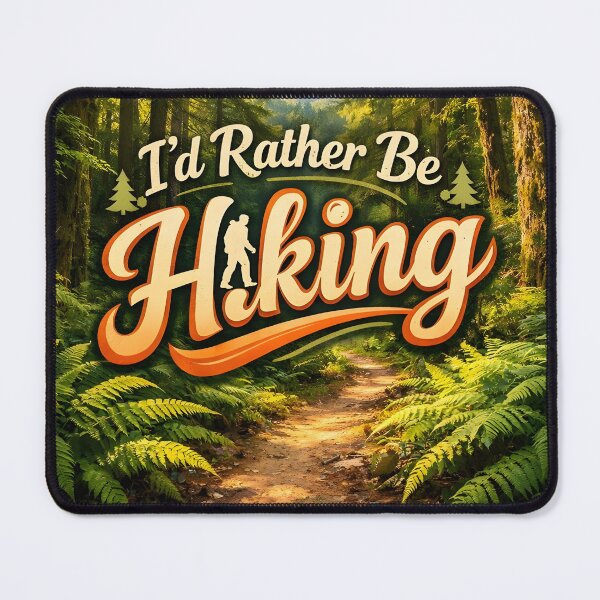 Item preview, I'd Rather Be Hiking designed and sold by SkyeArtDesigns.