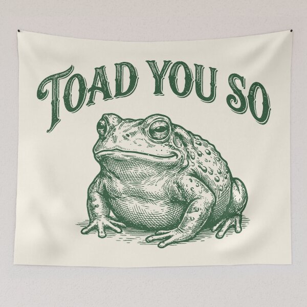 Item preview, Toad You So Funny Frog Pun Meme Retro designed and sold by Y-Vibes.