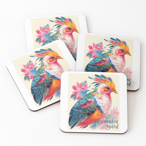 Item preview, Resplendent Quetzal Tropical Elegance in Bloom designed and sold by ForeverPrintsOK.
