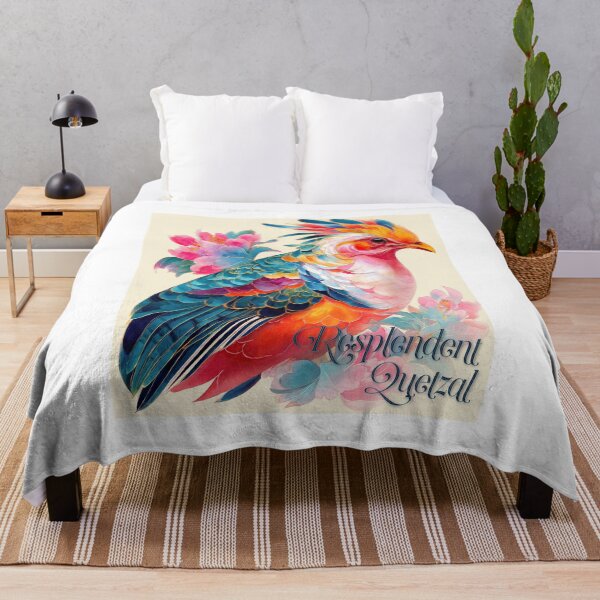 Item preview, Resplendent Quetzal Tropical Elegance in Bloom designed and sold by ForeverPrintsOK.