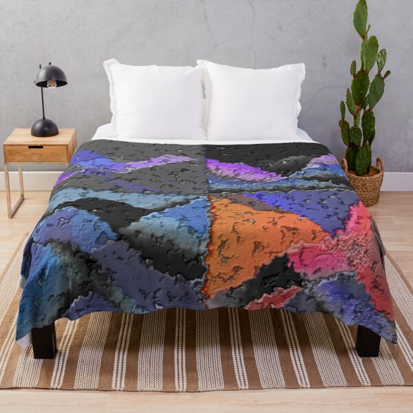 Item preview, four currents dark burst colorful geometric abstract design designed and sold by SmashingDeals.